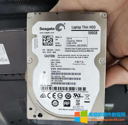 戴爾14-7447筆記版電腦加裝固態硬盤全記錄 第3張