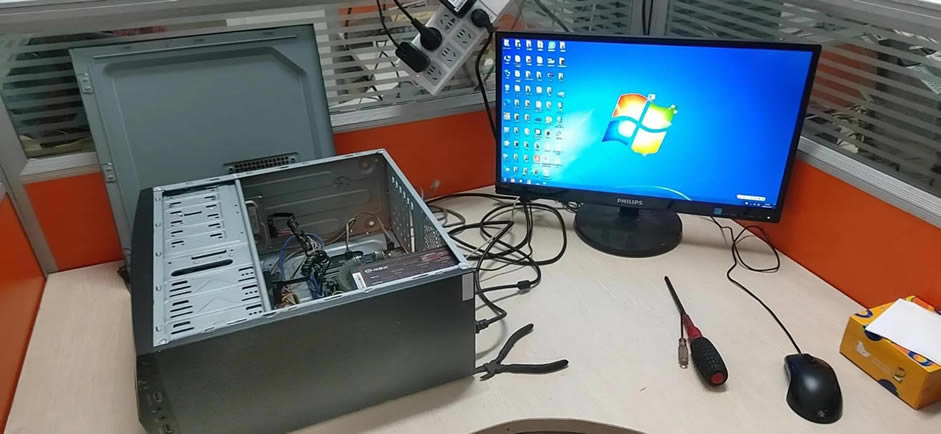 電腦主機按開機鍵后無任何反應故障解決方案