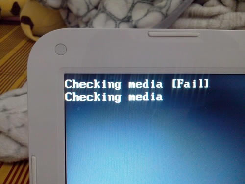 開機出現checking media 怎么辦