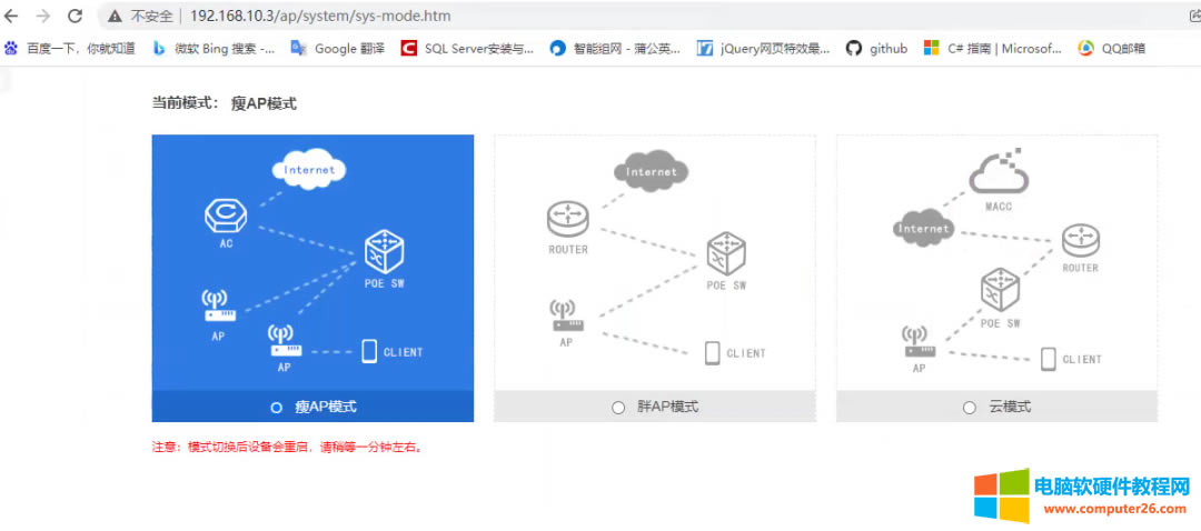 睿易無線RAC200B調試圖解教程