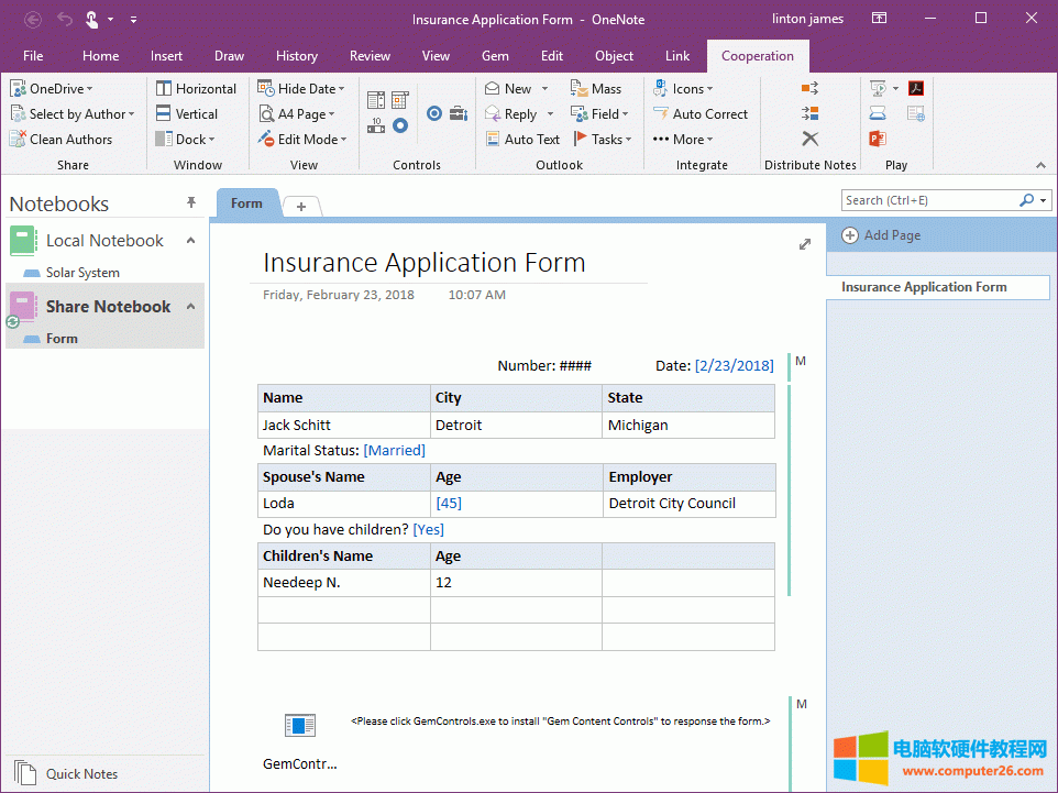 同步回調查的結果（OneNote 2016）