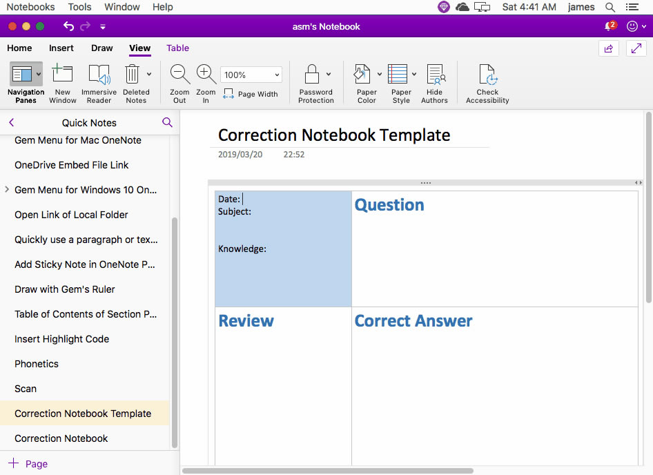 ʹ Gem Menu 䌚ˆṩ Mac OneNote e}ģ