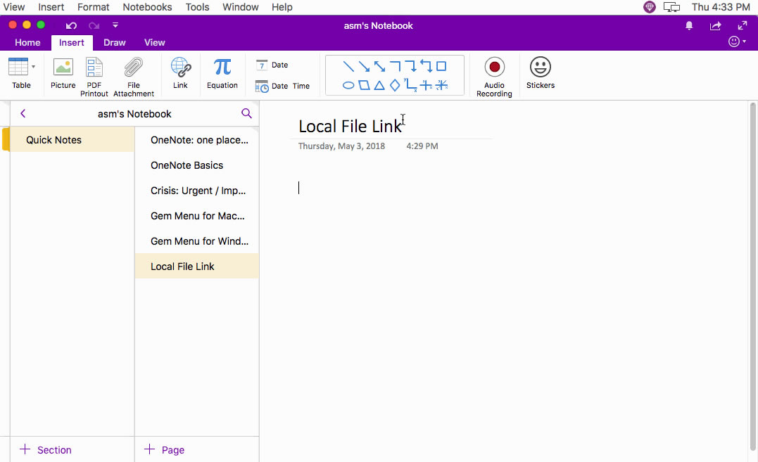ʹ䌚ˆ Gem Menu for Mac OneNote ֱӴ_ Mac OneNote ı朽ӡ