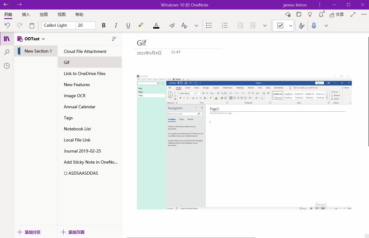  OneNote for Windows 10 пٲ鿴 gif DƬ