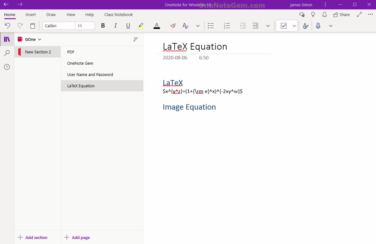 ľWЏ LaTeX _ʽɈDƬʽ OneNote 