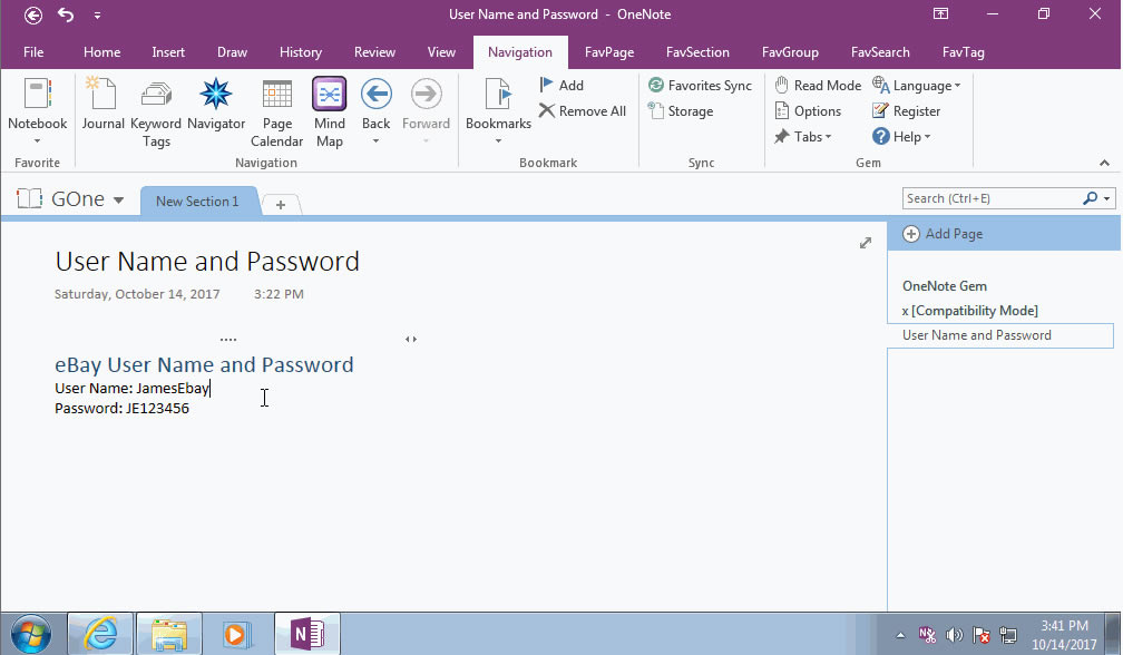 如何從 OneNote 使用快捷鍵 Ctrl+Shift+V，一次性粘貼用戶名密碼到網頁登錄界面？