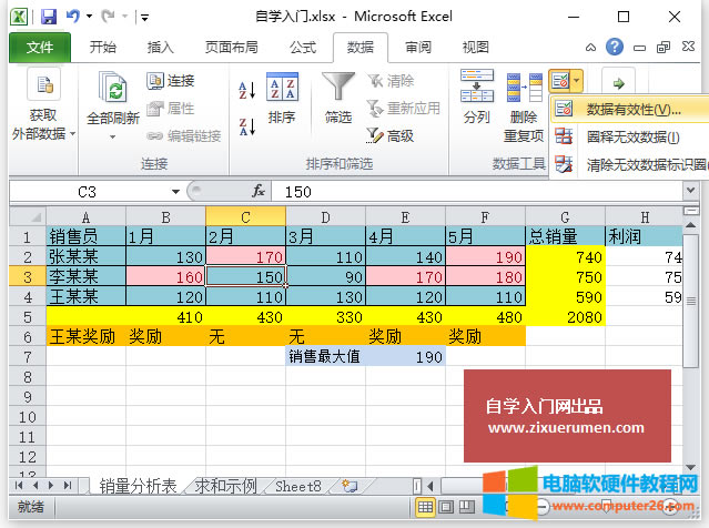 Excel數據驗證（Excel 2010中通過“數據驗證”功能控制只能輸入特定數據的方法）