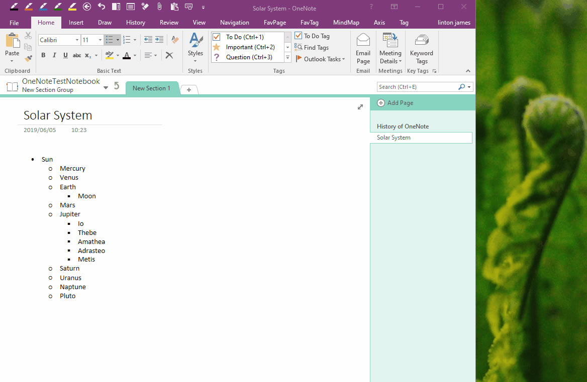使用腦橋來在 MindManager 中創建 OneNote 的項目編號列表或數字編號列表的思維導圖。