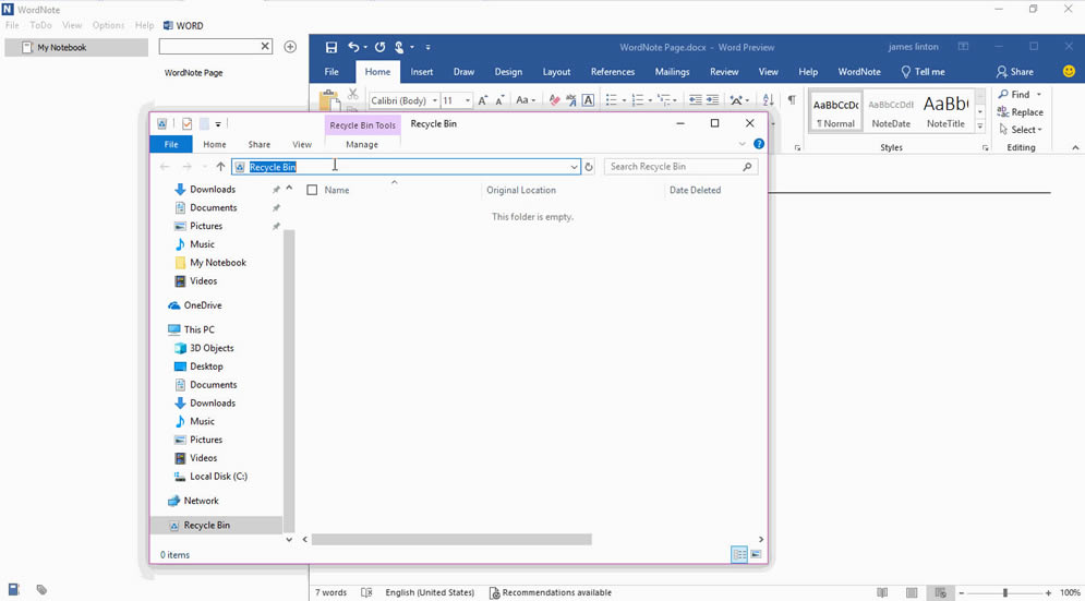 WordNote ʹ Windows ĻվM֏