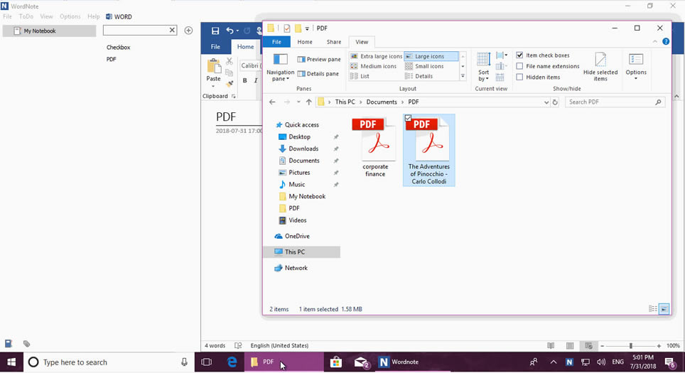  WordNote пԌ PDF MОg[ע