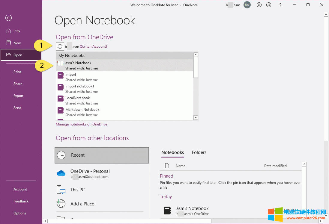 E 1. Դ OneDrive ~_ OneNote Pӛͬȫ
