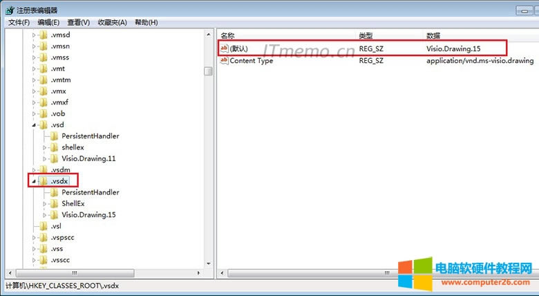 3޸HKEY_CLASSES_ROOT.vsdxĬJֵĞVisio.Drawing.15_