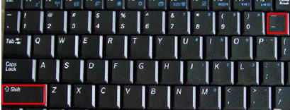 下劃線怎么用鍵盤打出來？win10系統下劃線打的方法
