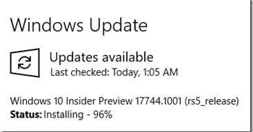 Windows 10 Build 17744lʹTimelinerñޏ