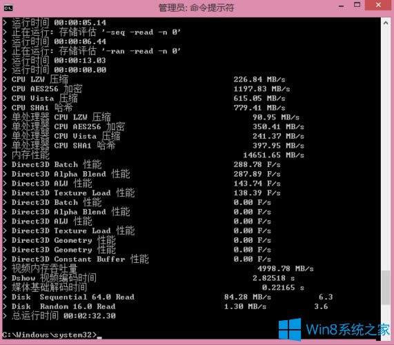 Win8.1怎么使用命令提示符給系統評分？