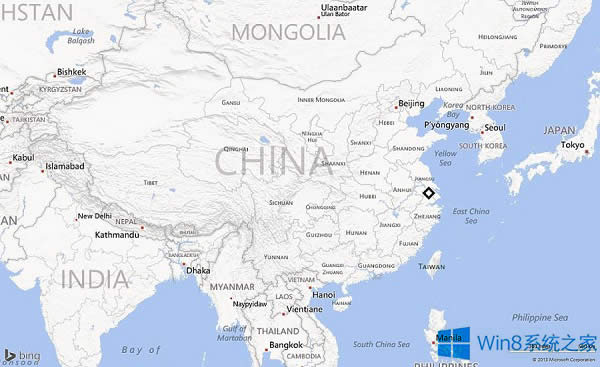 Win8默認地圖是英文怎么辦？Win8自帶地圖顯示中文的步驟