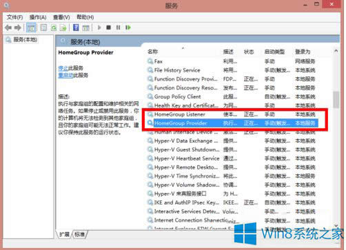 如何禁用Win8.1系統的家庭組？