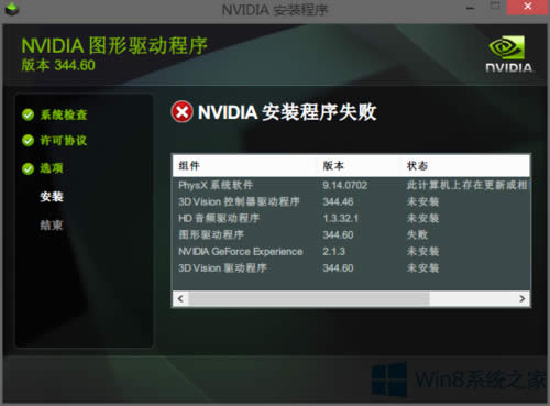 Win8系統顯卡驅動安裝失敗怎么解決？