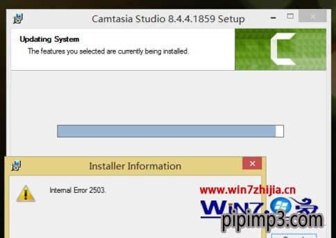 Win8С~ϵybCamtasia StudioeIntemal Error 2503ôk