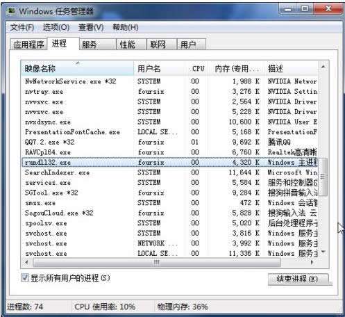 rundll32.exe進程