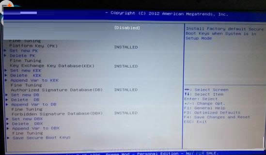 Win8桌面出現secure boot未正確配置的兩種處理方法